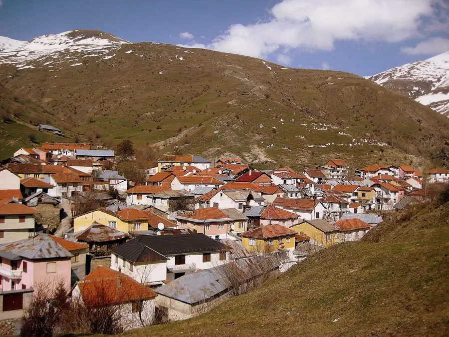 Brod — Berg Korab (Albanien)