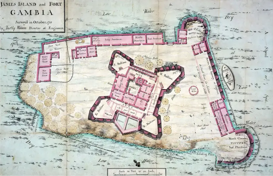 Insula Kunta Kinteh — Fortul Kataba (Gambia)