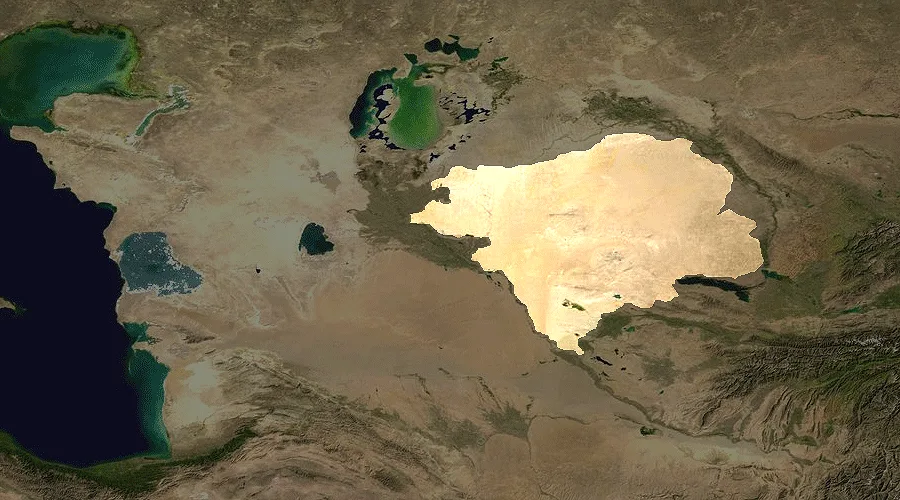 Kysylkum — Küste des Aralsees (Kasachstan)