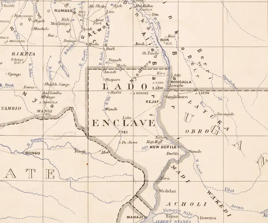 Lado-Enklave — Mount Lado (Südsudan)