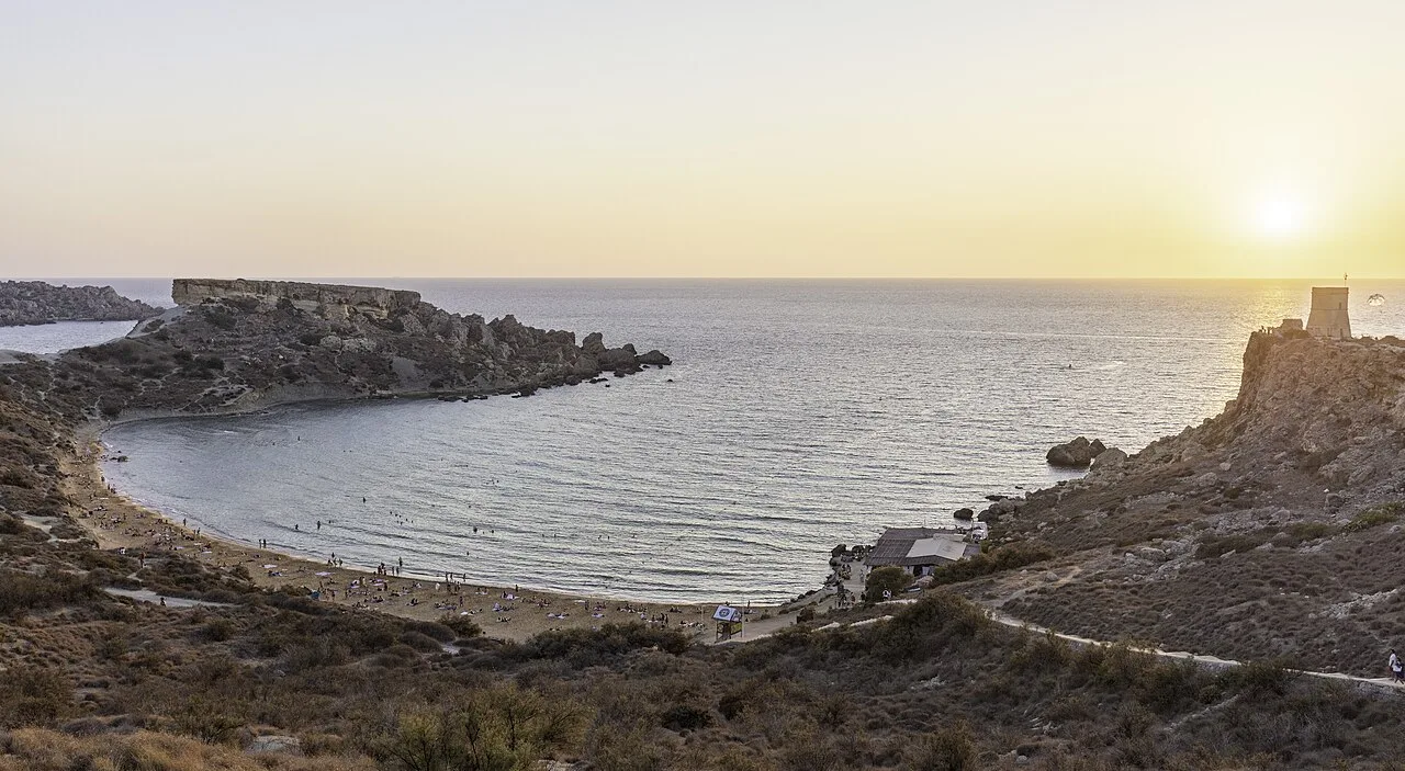 Għajn Tuffieħa-öböl — Dingli (Málta)