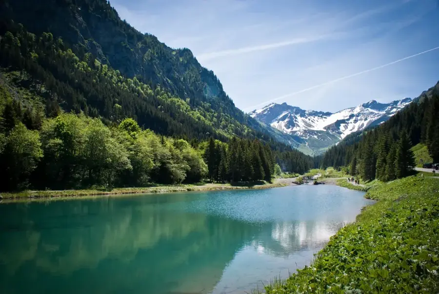 Steg-víztározó (Gänglesee) — Nendeln (Liechtenstein)
