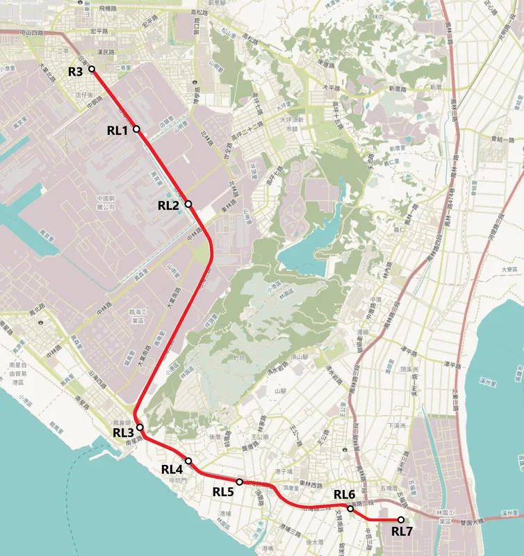Linyuan-Petrochemiepark — Guanshan (Taiwan)