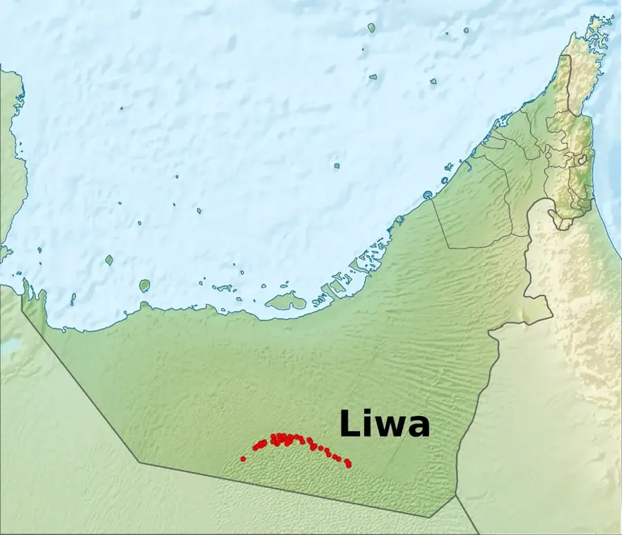 Deșertul Liwa — Al Mirfa (Emiratele Arabe Unite)