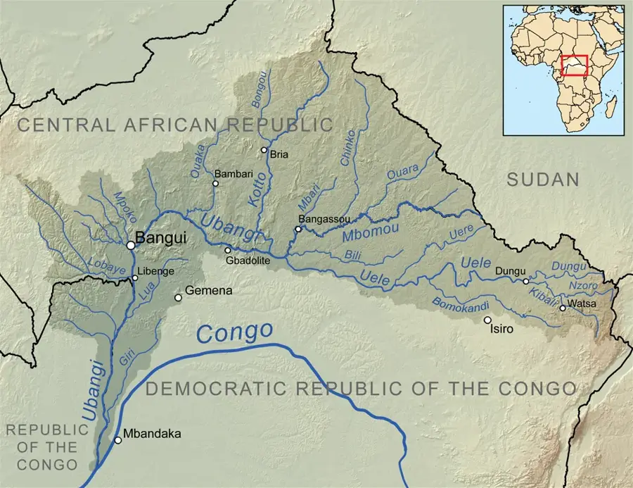 Lobaye folyó — Bangui (Közép-afrikai Köztársaság)