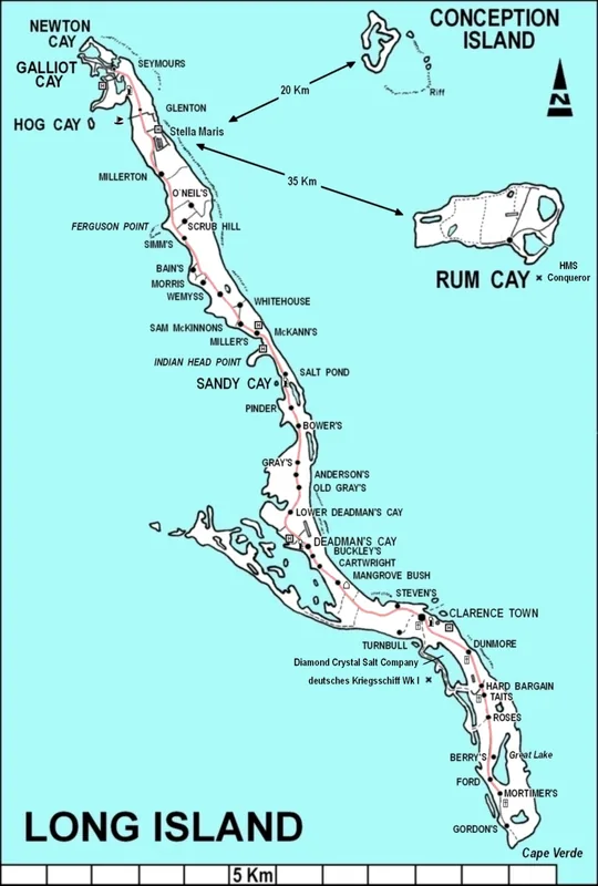 Long Island (Bahamas) — Cecil (Bahamas)