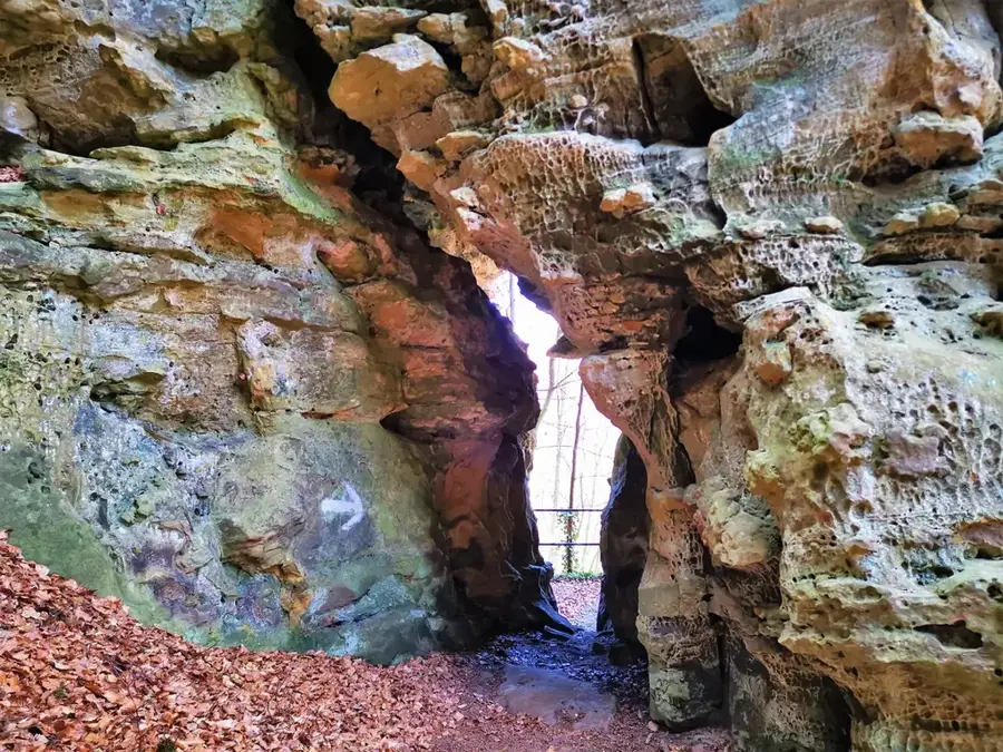 Noumerleeën Rocks — Grimpach Castle Remains (Luxembourg)