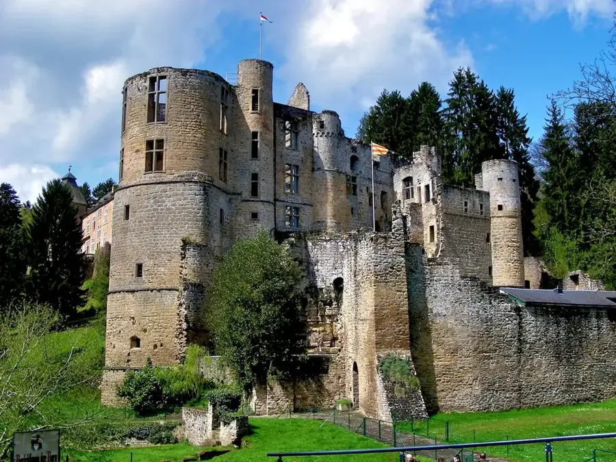 Wiltz Historic Market Cross — Lake Upper Sûre (Luxembourg)