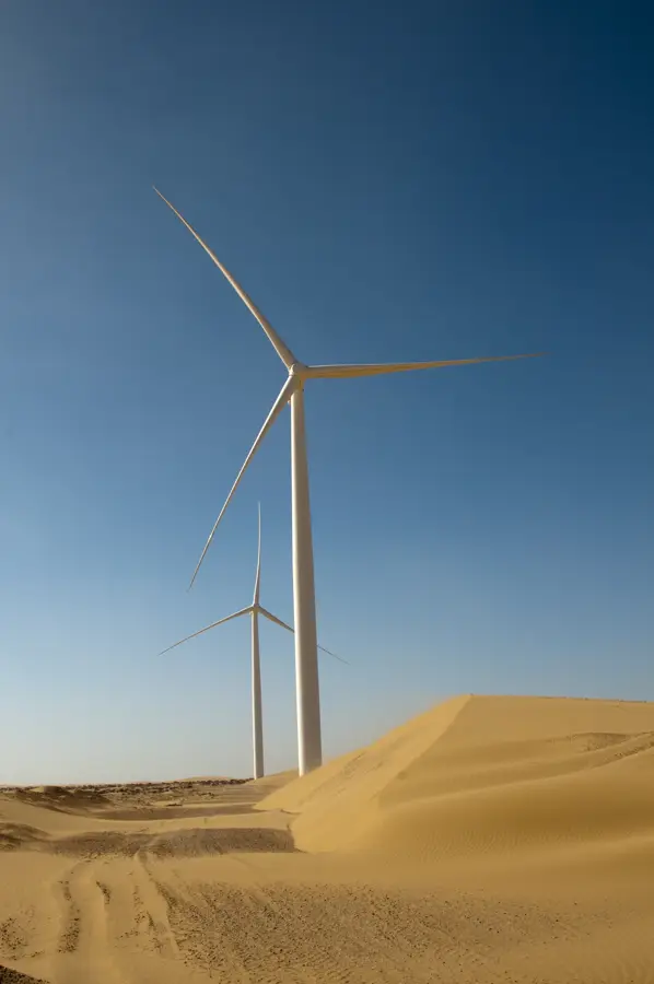 Parcul Eolian Tarfaya — Podișurile Înalte (Maroc)