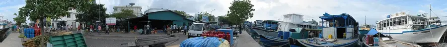 Fischmarkt von Malé — Thilafushi Bootswerft (Malediven)