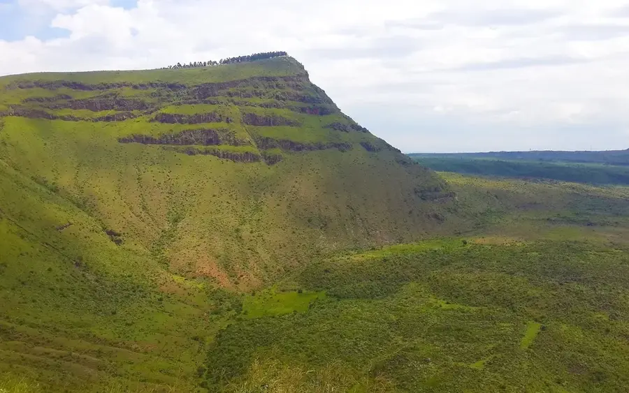 Menengai-kráter — Baringo-tó (Kenya)