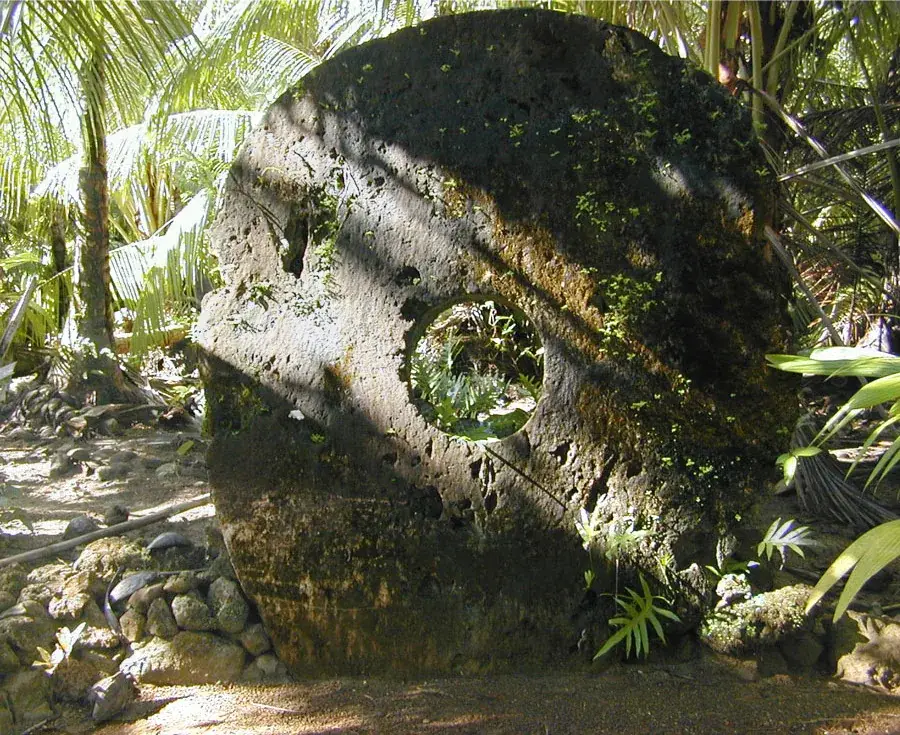 Balabat Stone Money Bank — St. Mary's Catholic Church (Micronesia)