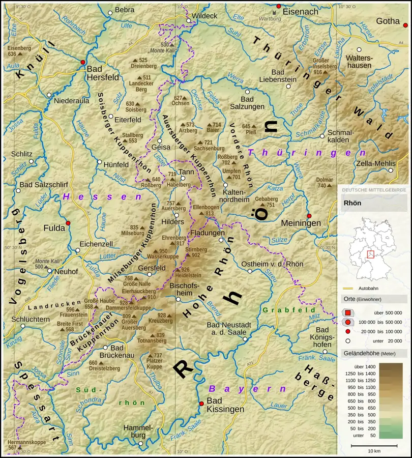Rhön (Hessen) – Berg