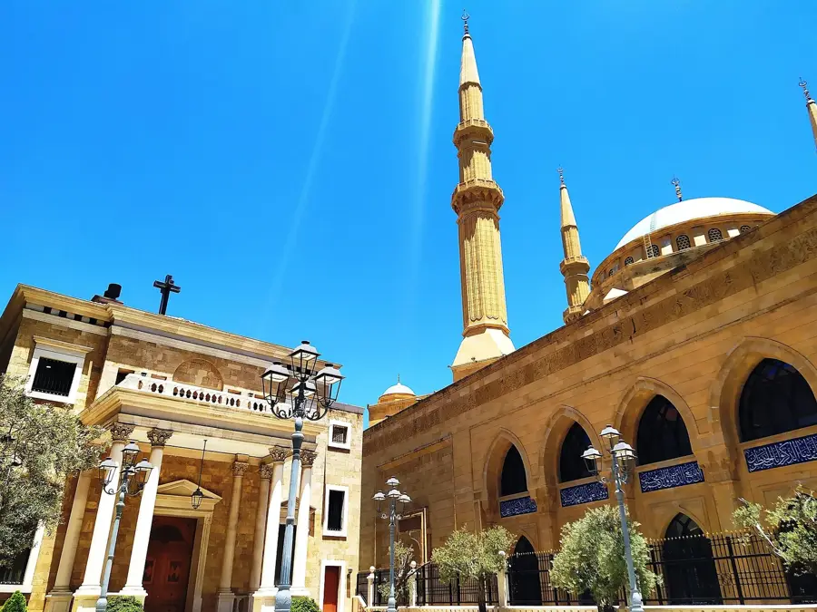 Mohammad-al-Amin mecset — Bejrúti kikötő (Libanon)