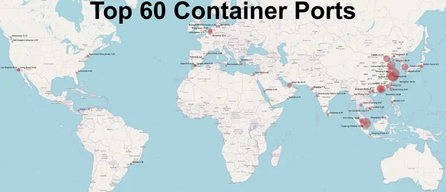 Bar Container Terminal — Ostros Monastery (Montenegro)