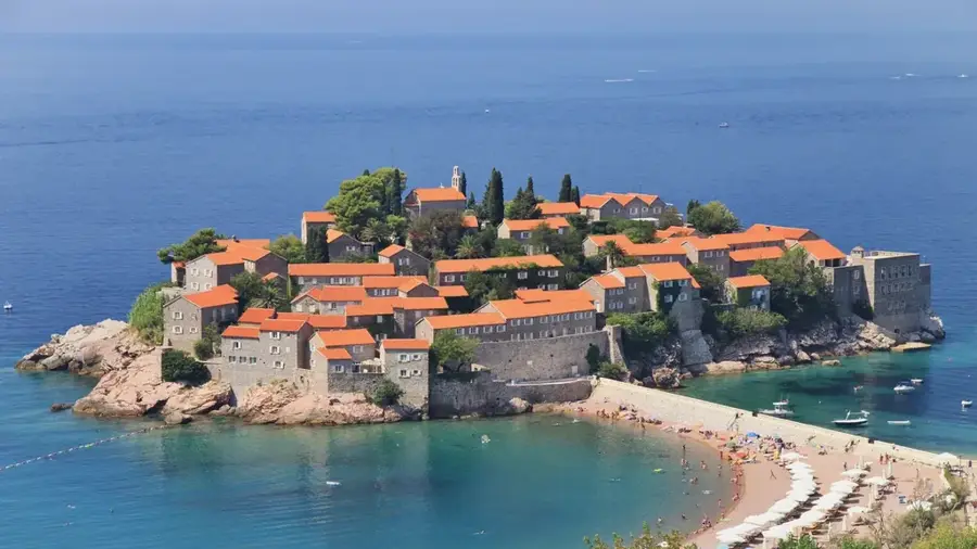 Sveti Stefan Insel — St. Johannes Kirche Budva (Montenegro)