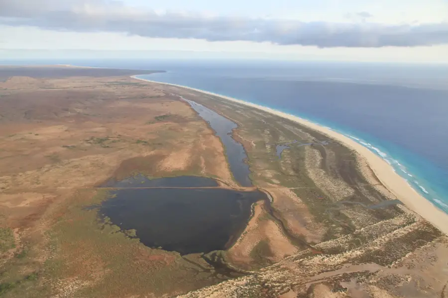 Morro de Areia — Hafen von Sal Rei (Cabo Verde)