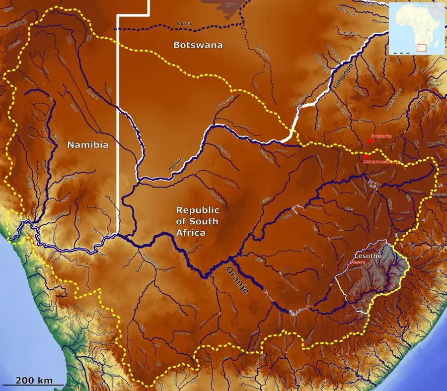 Moshaweng-Fluss
