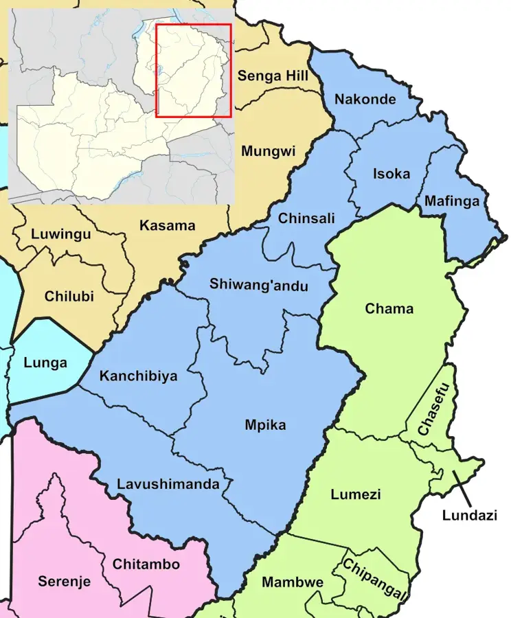 Munții Muchinga — Valea Luapula (Zambia)