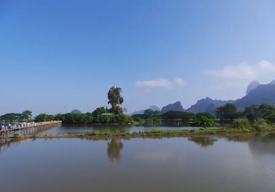 Pagoda Kyauk Ka Lat — Peștera Saddan (Myanmar (Birmania))