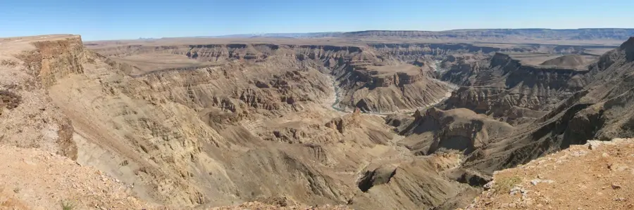 Fish River-kanyon — Hal-folyó (Namíbia)