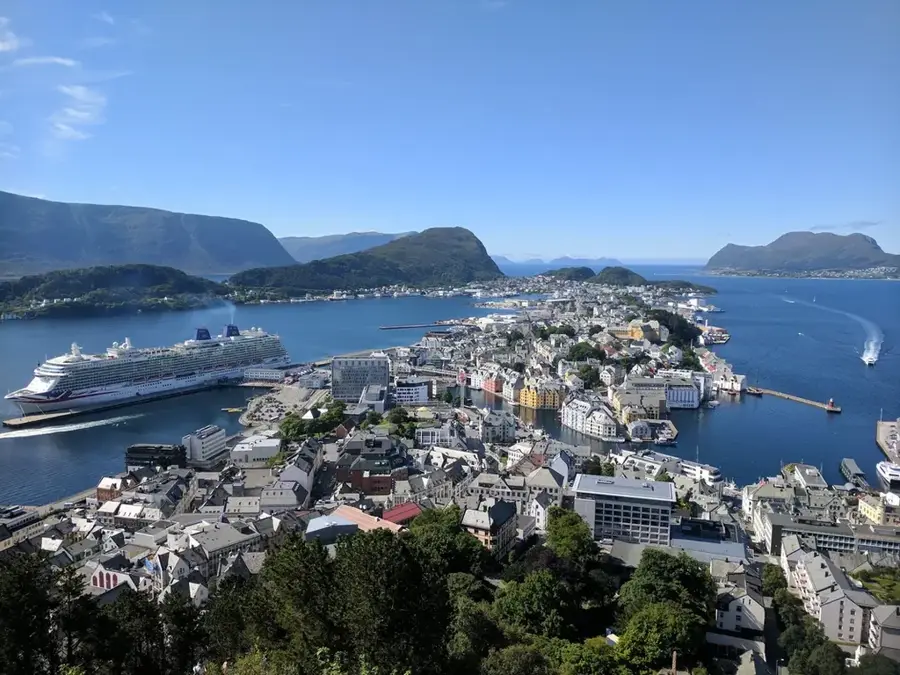 Jugendstil-Viertel Ålesund — Sjøgata Mosjøen (Norwegen)