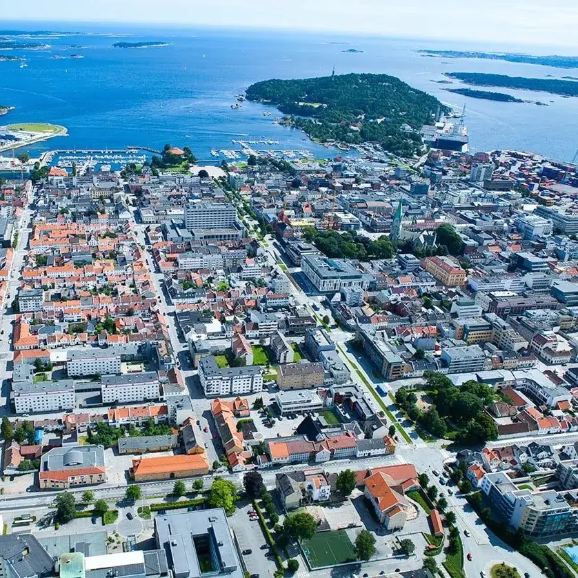 Kristiansandi óváros — Arendali Tyholmen (Norvégia)