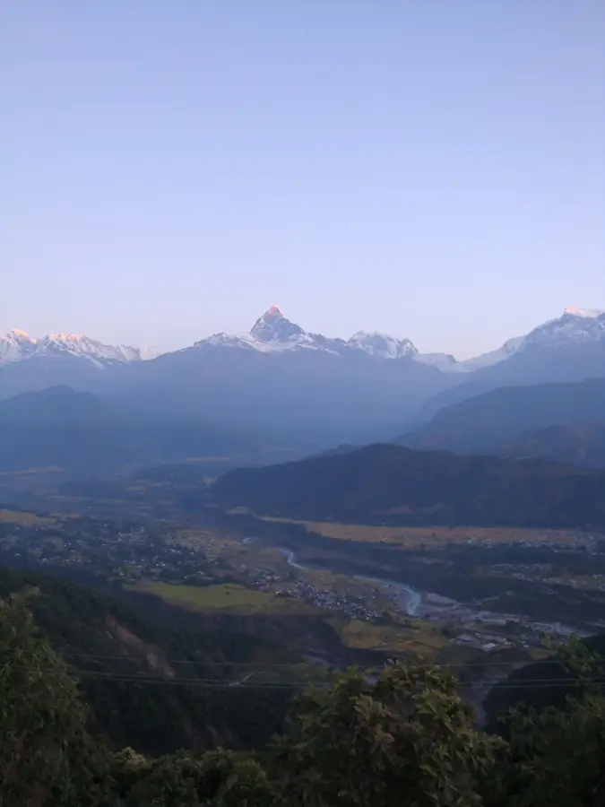 Aussichtspunkt Sarangkot — Annapurna I (Nepal)
