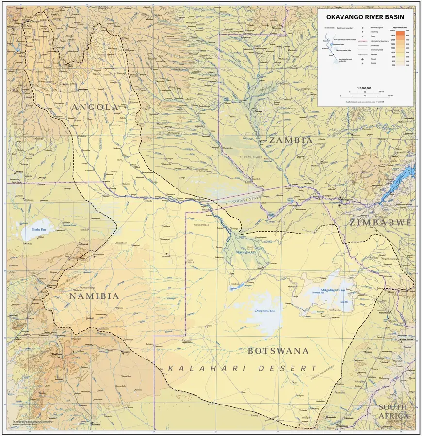 Okwa-Fluss — Nossob-Fluss (Botsuana)