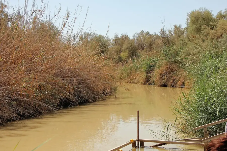 Taufstelle Qasr el-Yahud — Jordan-Fluss (Jordanien)