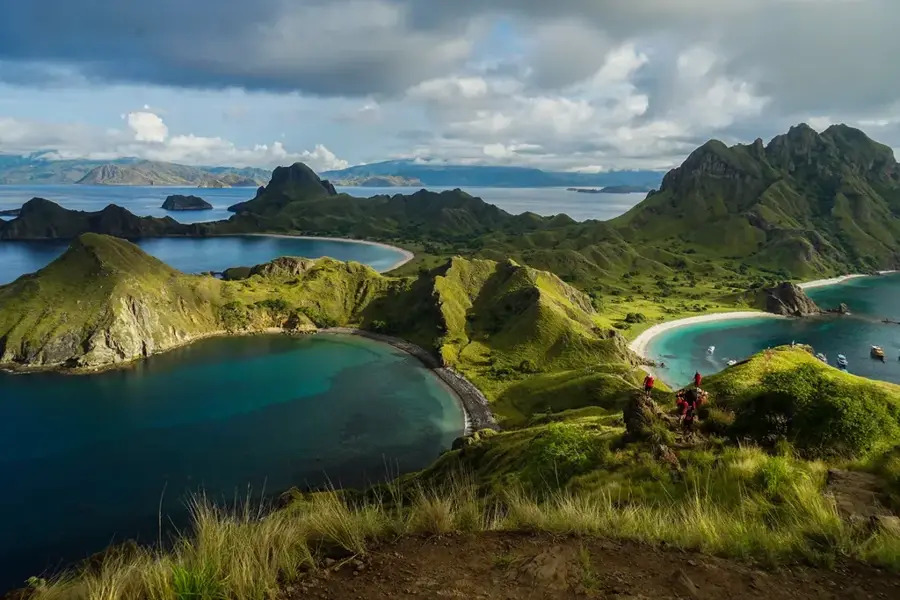 Rózsaszín strand, Komodo