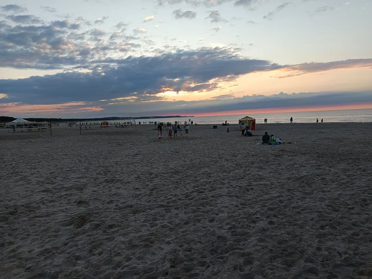 Świnoujście beach on Usedom