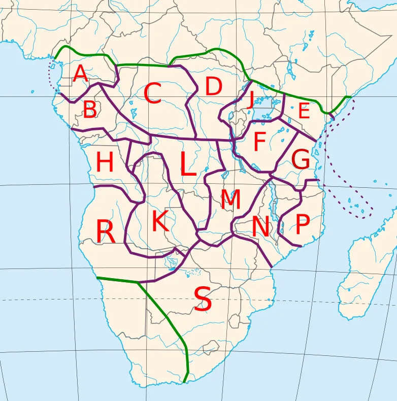 Platoul Koukouya — Platoul Batéké (Congo - Brazzaville)