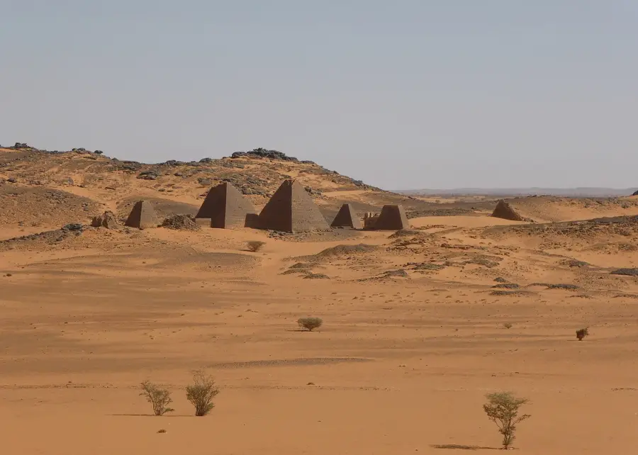 Pyramiden von Meroe — Weißer Nil (Sudan)