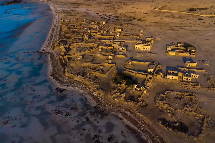 Al-Jumail Fischerdorf — Jebel Fuwayrit (Katar)