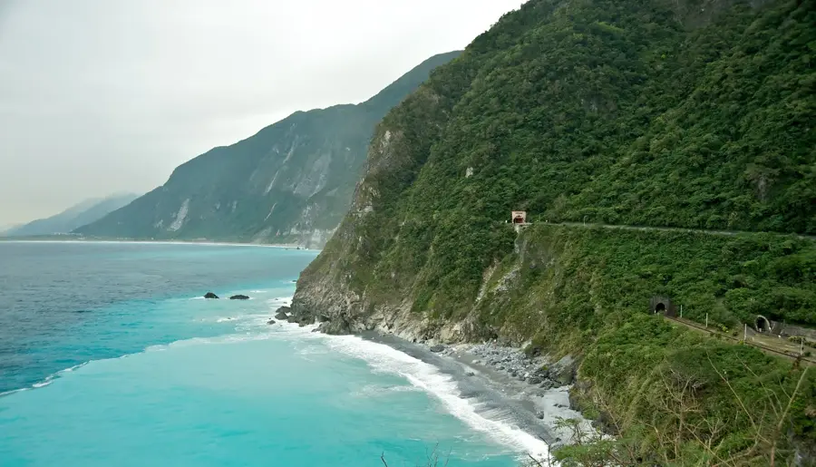 Qingshui-Kliff — Pingxi-Kohlenmine (Taiwan)