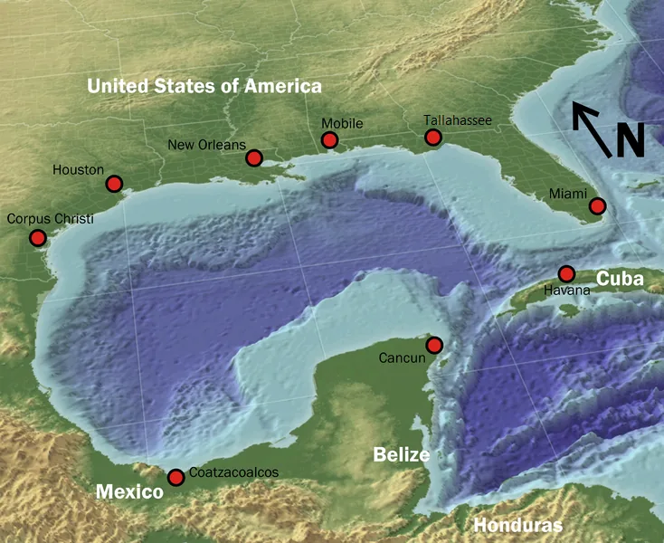 Rio Grande-Küstenrelief