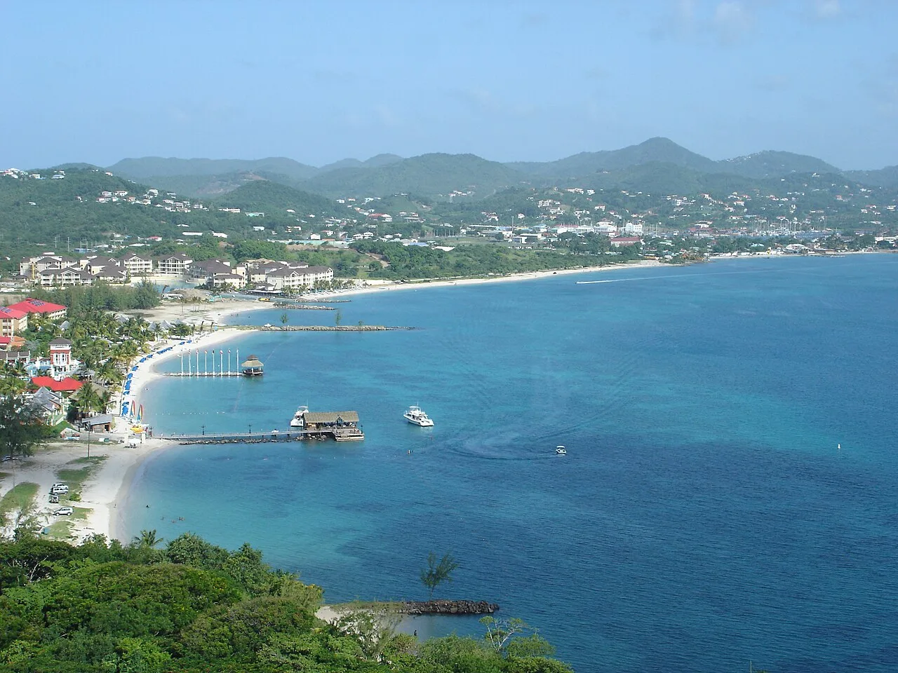 Rodney Bay Marina Pier
