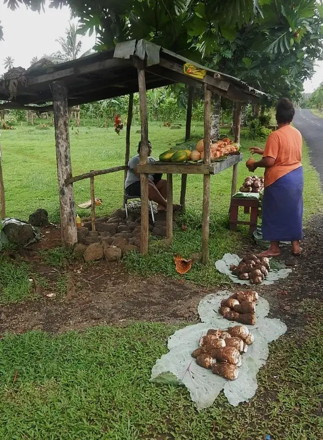 Siumu Tai — Antike Brunnen von Siumu (Samoa)
