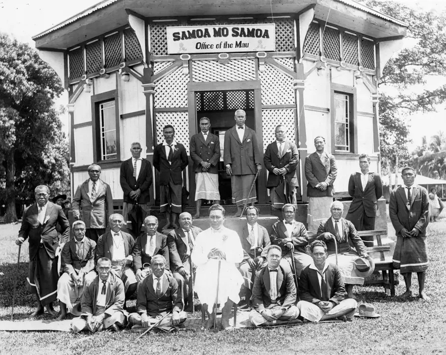 Mormântul lui Tupua Tamasese — Vaiusu Tai (Samoa)