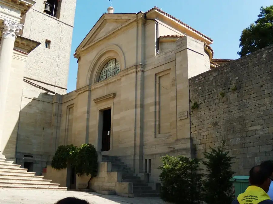 Church of San Pietro — Serravalle Olympic Stadium (San Marino)
