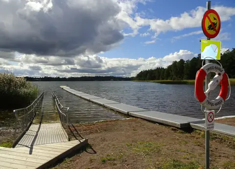 public beach Lillsjön