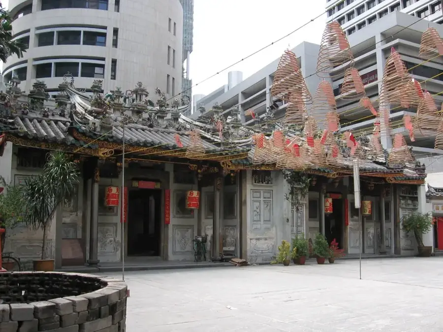 Yueh Hai Ching Tempel — Chinatown (Singapur)