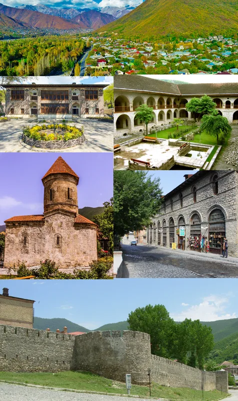 Şəki karavánszeráj — Şəki kánok palotája (Azerbajdzsán)