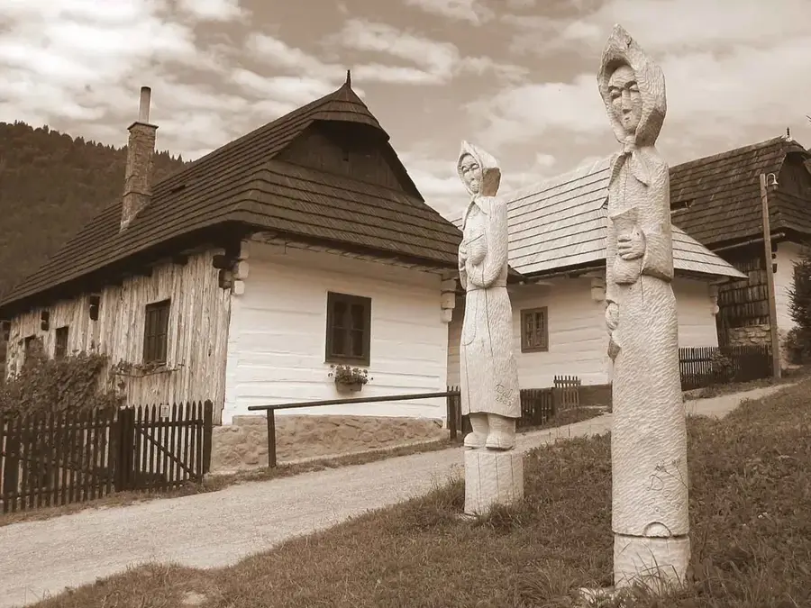 Vlkolínec történelmi örökség — Korpona (Szlovákia)