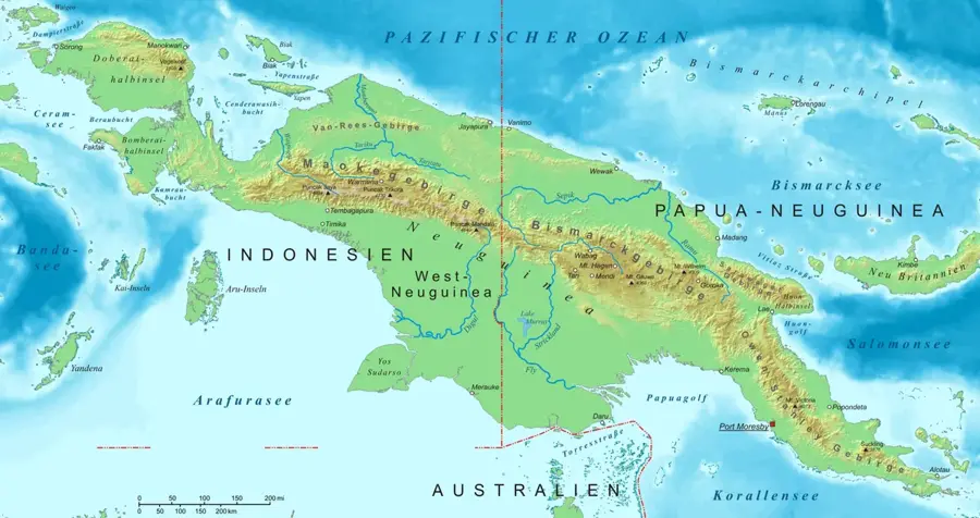 Sudirman-Gebirge — Jayapura (Indonesien)