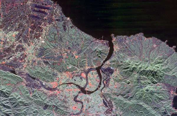 Tamsui-Fluss — Pingxi-Kohlenmine (Taiwan)