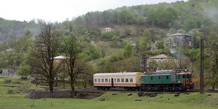 Kohlebergwerk Tqibuli — Choni (Georgien)