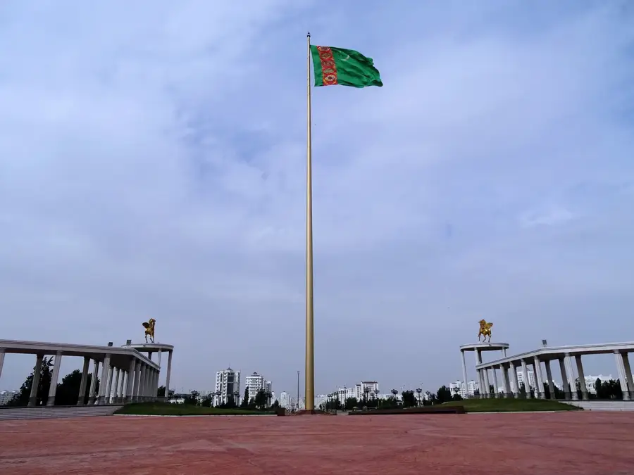 Aschgabat Fahnenmast