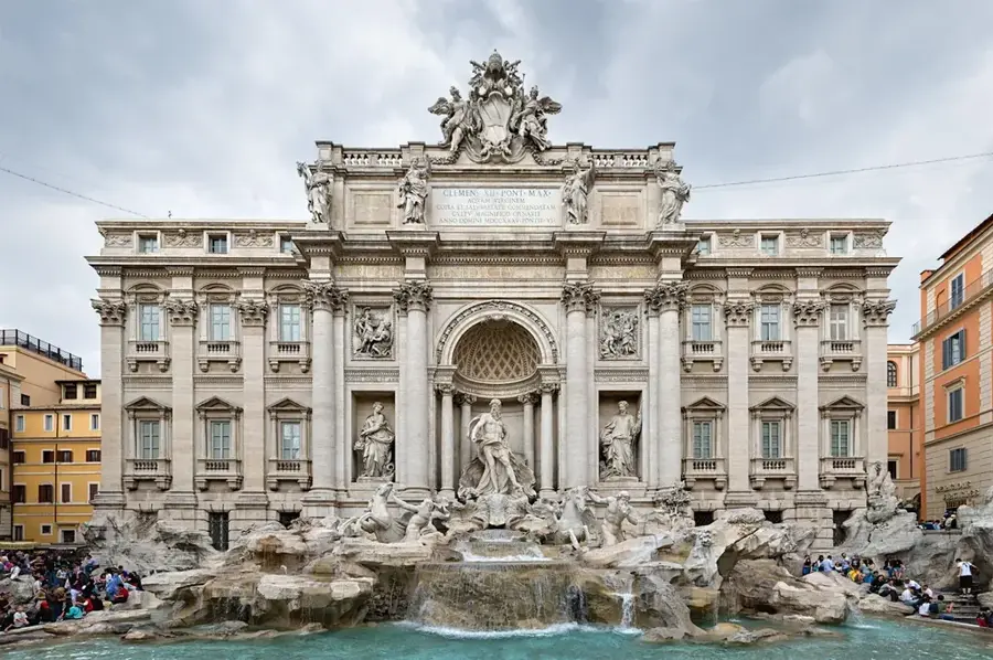 Trevi Fountain — Castel Sant'Angelo (Italy)